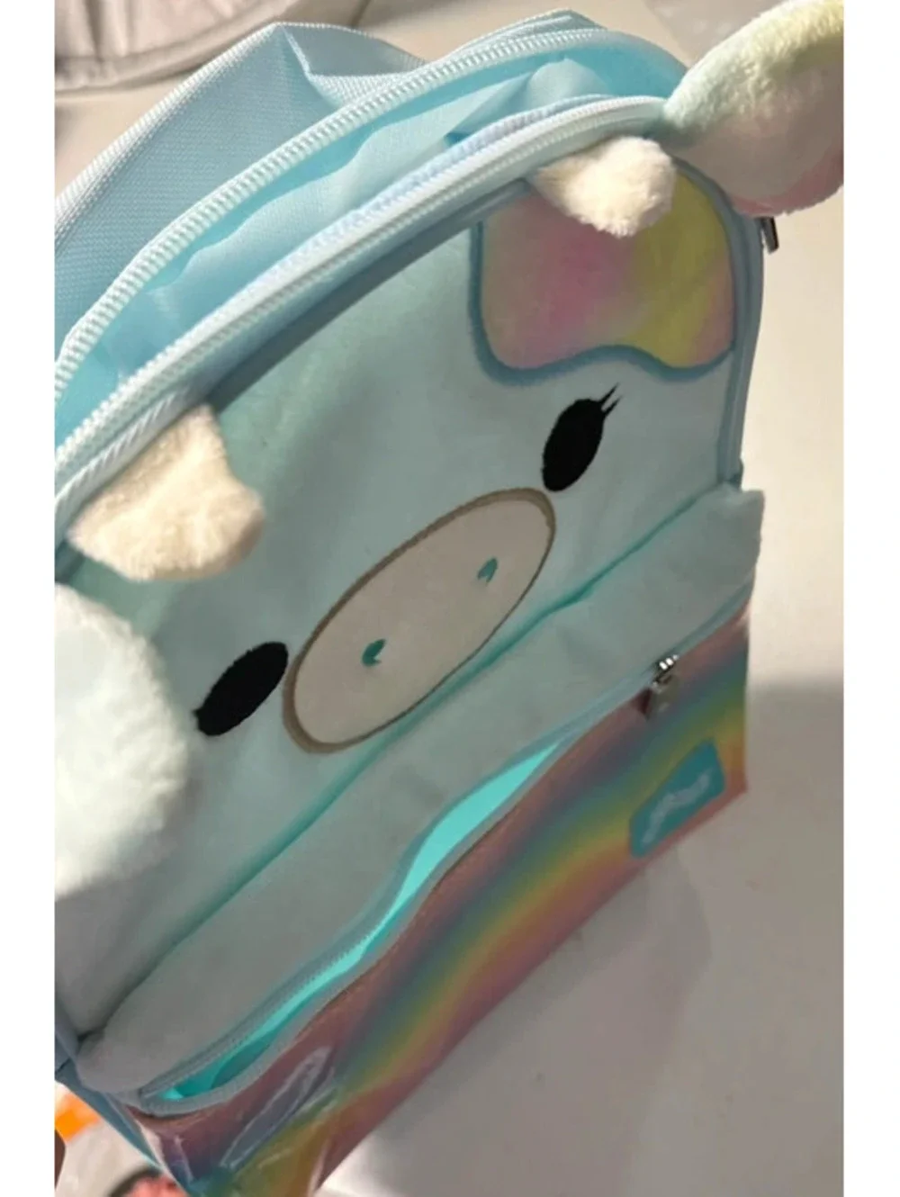 New Squishmallow Cow Mini Backpac Kids NEW Travel School